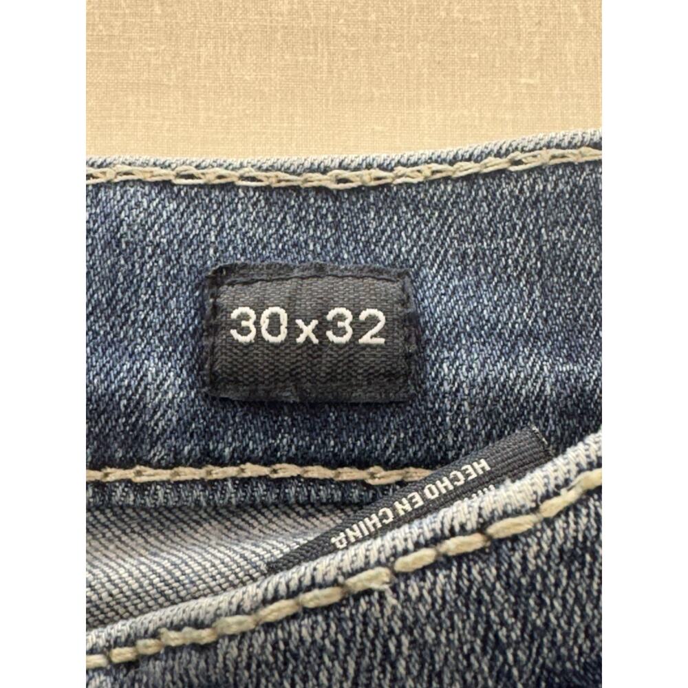 Buckle BKE AIDEN Bootcut Stretch Blue Jeans Men's 30x32 Slim Medium Wash Denim - Picture 3 of 10